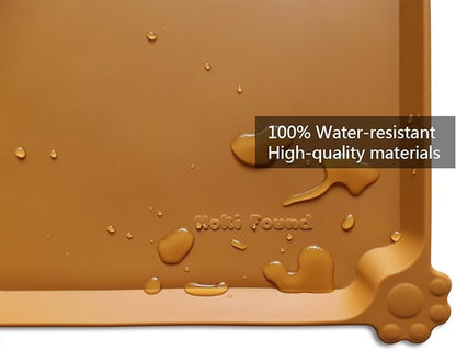 Hoki Found L Silicone Pet Food Mats Tray