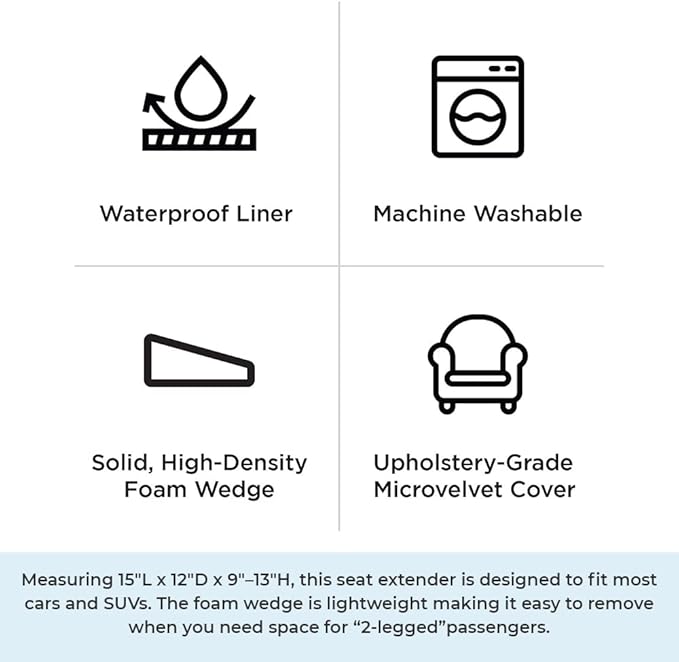 SAGEFINDS Front Seat Extender for Dogs