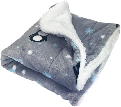 Klippo Double Layered Ultra Plush Dog/Puppy Blanket/Mat/Padding/Cover/Throw/Spread (Penguins, Large)