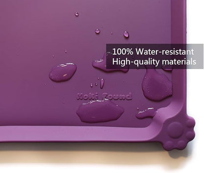Hoki Found L Silicone Pet Food Mats Tray