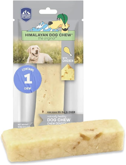 Himalayan Dog Chew Original Yak Cheese Dog Chew 1 X-Large 5.3 oz, 100% Natural, 55 lbs