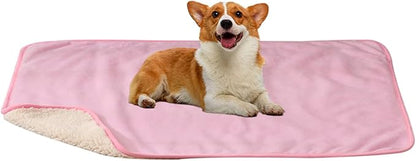 DaysU Waterproof Dog Blanket for Small Dogs 26.5"x35" Pink