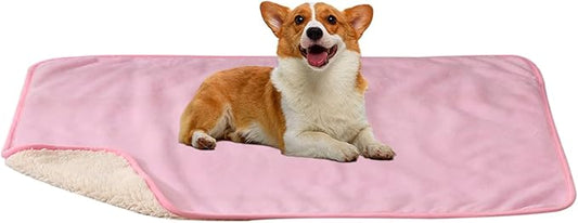 DaysU Waterproof Dog Blanket for Small Dogs 26.5"x35" Pink