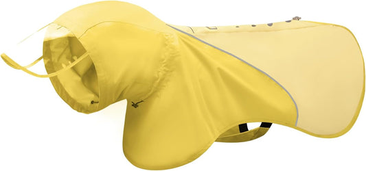 Dog Rain Poncho, Waterproof & Windproof Dog Raincoat for Wet Weather|Super Adjustable&Easily Wearable Rain Jacket for All Breeds，Size Small