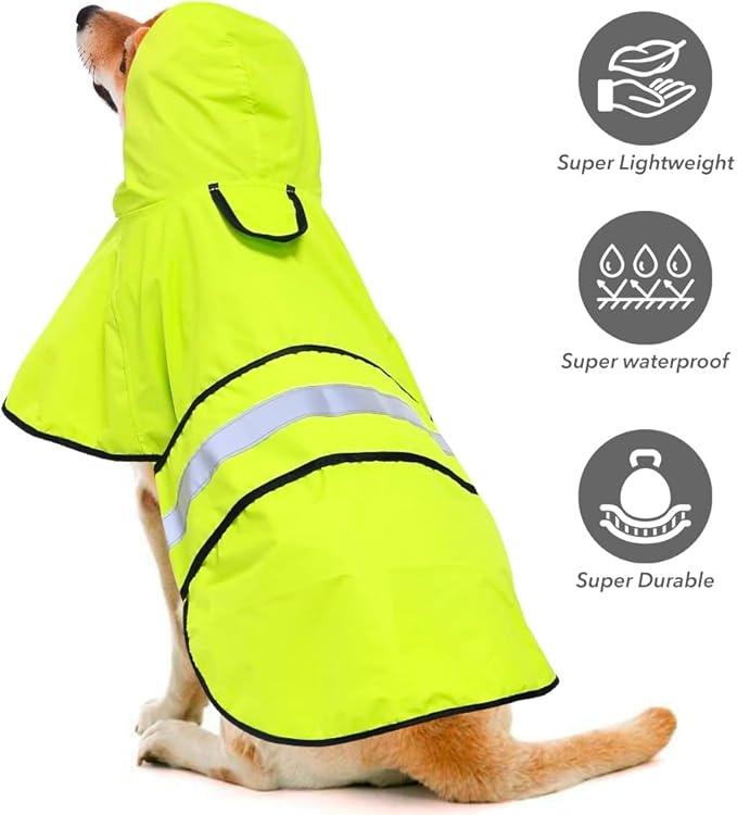 Reflective Dog Raincoat