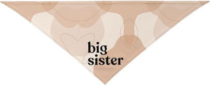 Big Sister Dog Bandana,Baby Announcement Dog Bandana,Gender Reveal,Pet Scarf, Pet Accessories for Photo Props Accessories (abstract)