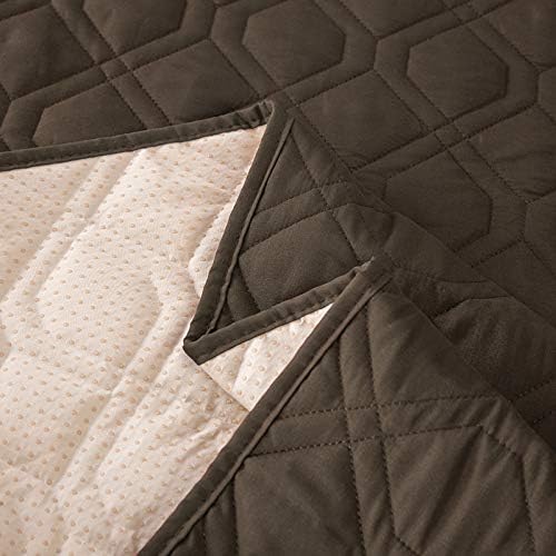 RBSC Home Waterproof Blanket Dog Bed Cover Non Slip Large Sofa Cover Incontinence Mattress Protectors for Pets Dog Cat (8682COFFEE)