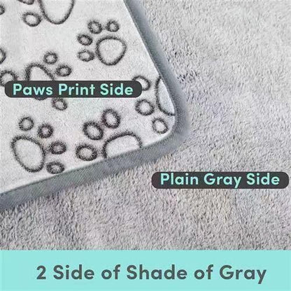 Dog Pet Comforter Comfortable Warm Soft Dog Mat Easy to Clean Cat Mat Light Grey S