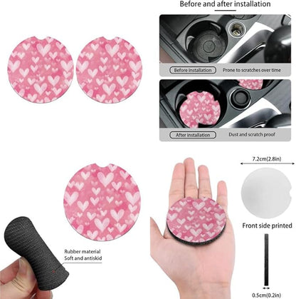 Watercolor Hearts 13 PCS Set Full Set Heart