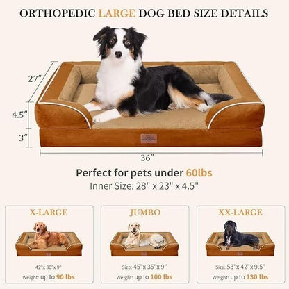 Large Dog Beds Orthopedic Foam