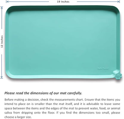 Hoki Found Silicone Pet Food Mats Tray