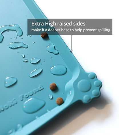 Hoki Found L Silicone Pet Food Mats Tray