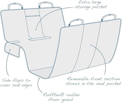 Kurgo Dog Hammock Car Seat Cover for Pets