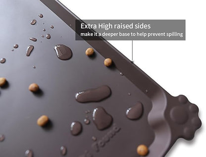 Hoki Found Large Silicone Pet Food Mats Tray