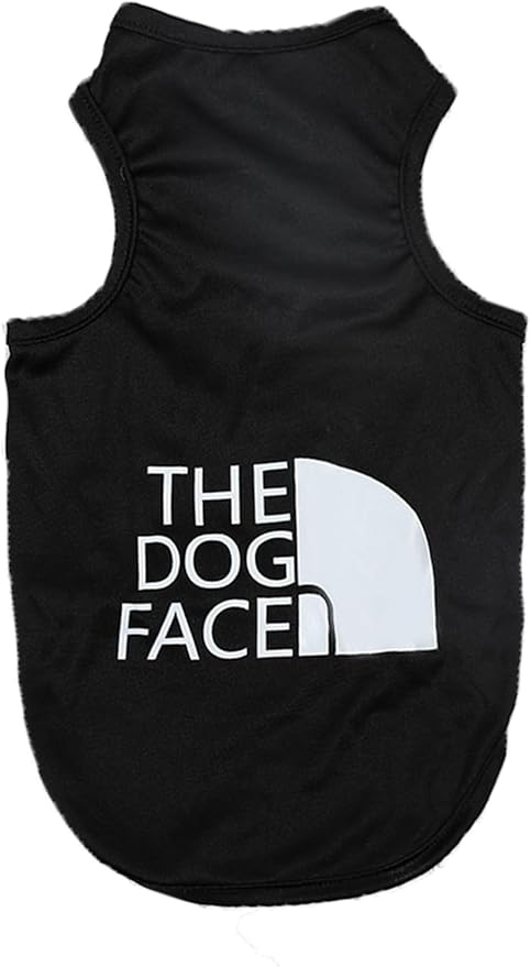 NeVka Dog Shirts Printed Clothes Cool Puppy Shirts Breathable Soft Outfit for Pet Cats Medium