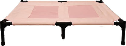 Large Dog Cot Bed Outdoor Waterproof Outdoor,Pink,36 * 30 * 7 inches