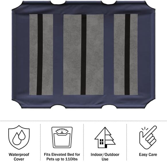 PETMAKER Elevated Dog Bed Cover 48x36-Inch Replacement