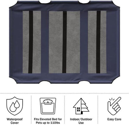 PETMAKER Elevated Dog Bed Cover 48x36-Inch Replacement