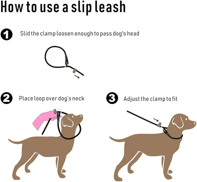 lynxking Dog Leash Slip Lead 5 6 8