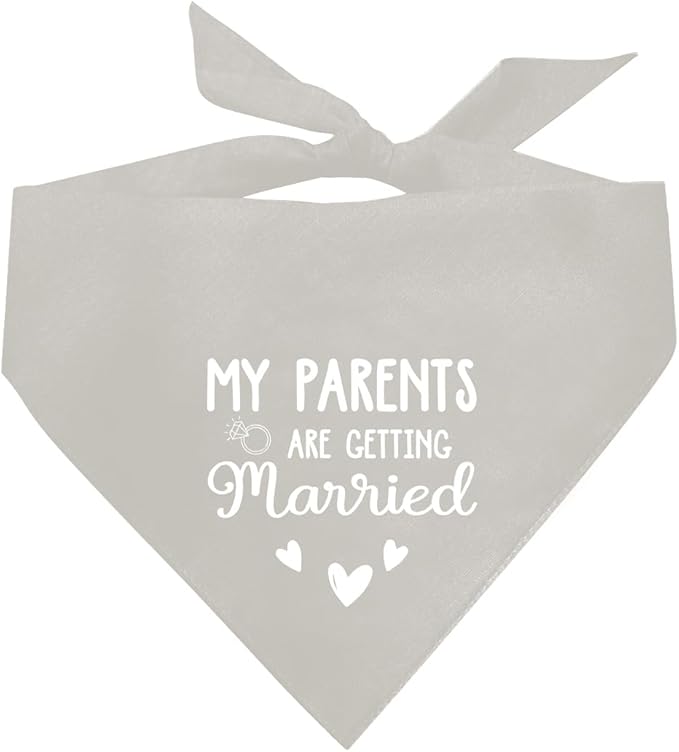 My Parents are Getting Married Dog Bandana (D110)