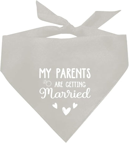 My Parents are Getting Married Dog Bandana (D110)