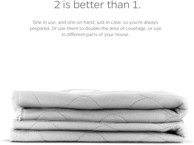 Pet Parents® Pawtect® Pads Grey Washable Pee Pads for Dogs 2pack Reusable 34"x36"