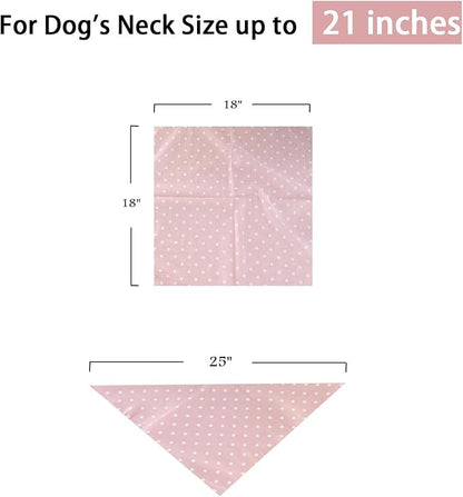 4 Pack Dog Bandana