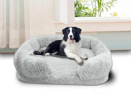 Washable Calming Dog Bed for Medium Dogs 45 Pounds