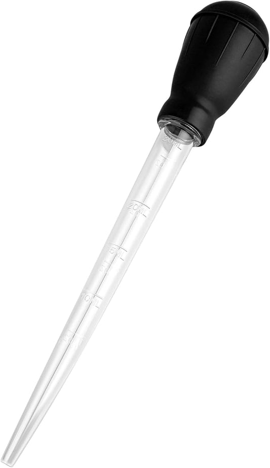 Fish Tank Cleaning Waste Remover, 30ml Dropper Pipette for Aquarium Cleaning Tools, Manual Fish Tank Cleaner Water Changer, Black Fish Tank Rock Cleaner Tools, Mini Aquarium Gravel Cleaning Straw