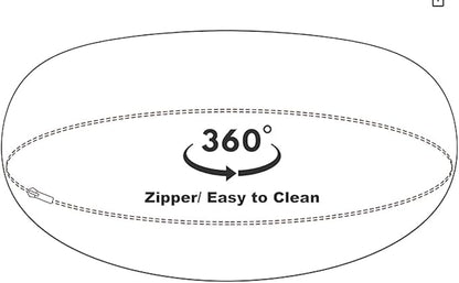 Bessie and Barnie Bagel Donut Dog Bed