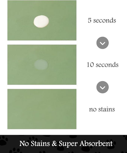 Pet Feeding Mat-Absorbent Dog Mat for Food and