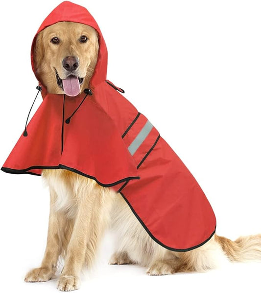 Waterproof Reflective Dog Raincoat
