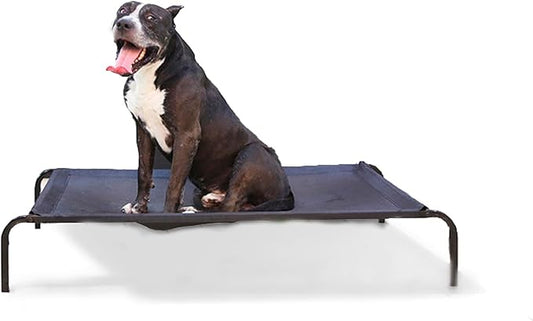 Elevated Dog Bed 35.4x23.6 x 5.9in, Portable