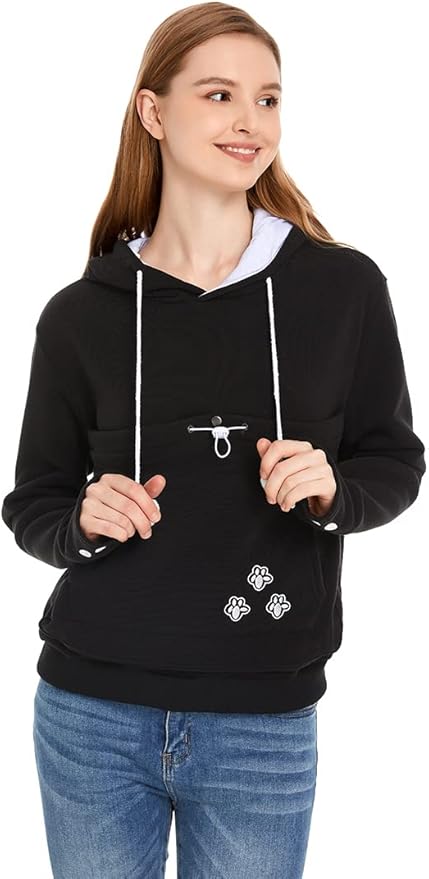 LINYUCHEN Cat Dog Pouch Hoodie Large Pet Pouch