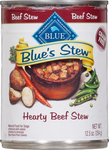 Blue Buffalo Blue's Stew Wet Dog Food, Hearty Beef Stew, 12.5 Oz Can