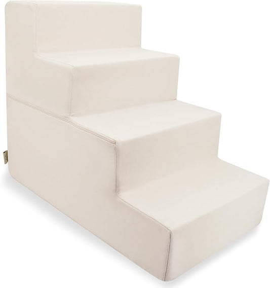 Best Pet Supplies Portable Foldable Foam Pet Stairs/Steps for Couch 4-Step (H: 22")