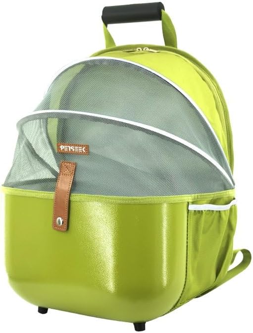 Small Dog Carrier Backpack, Breathable Travel Bag for Small Dogs, Lighter Pet Backpack for Outdoor, Hiking, Picnic, Camping, Green