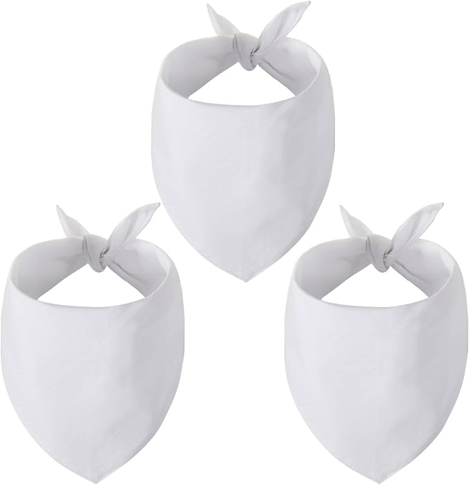 Blank Dog Bandanas Large-3PCS