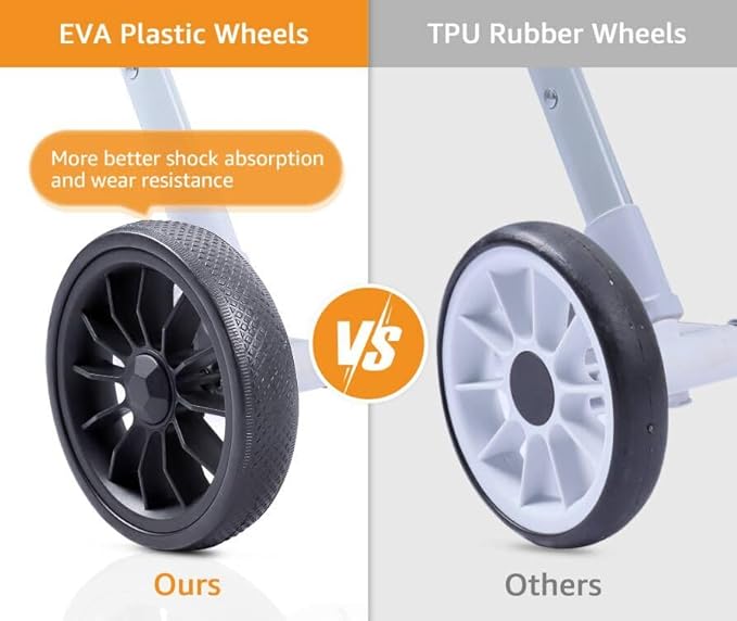 iBuddy Pet Stroller for Dog and Cat 4 in 1 Detachable Pet Travel Carrier & Car Seat