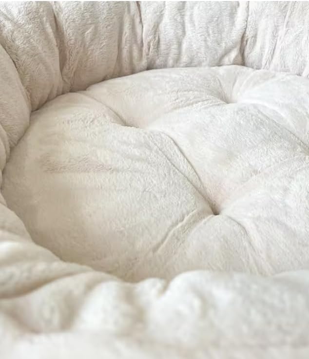 Cozy Round Washable Dog Bed