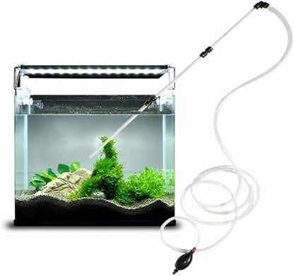 Fish Tank Cleaner Vacuum Aquarium Vacuum Gravel Cleaner Aquarium Cleaning Tools Siphon for Small Fish Tanks