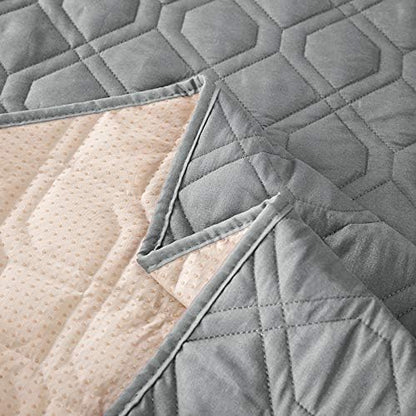 RBSC Home Waterproof Blanket Dog Bed Cover Non (8682GRAY)