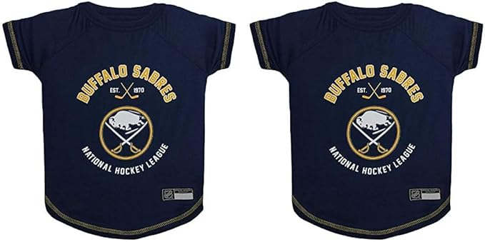 NHL Buffalo Sabres Tee Shirt for Dogs & Cats 2)