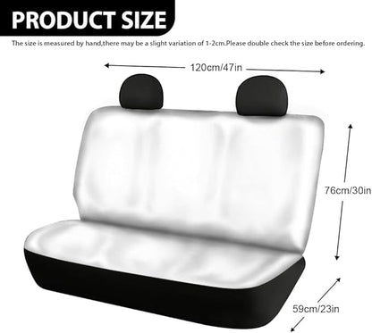 AFPANQZ Lemon Car Backseat Covers Dog Seat Cushion for Rear Seat Non-Slip Soft Car Seat Covers for Dogs