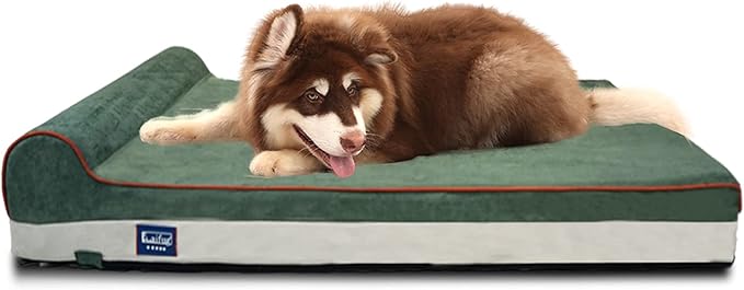 Laifug Orthopedic Memory Foam Dog Bed with Durable Water Proof Liner and Removable Washable Cover (Large (46"x28"x8")