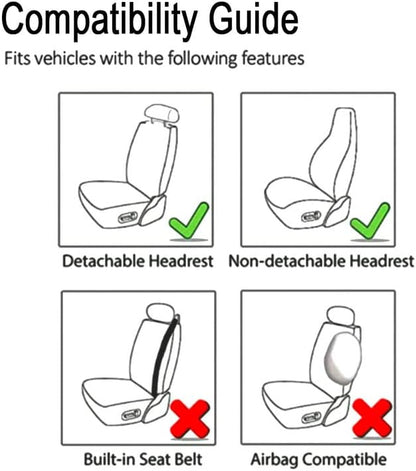 Cartoon Chinese Clouds Car Seat Covers Full Set