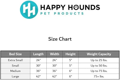 Happy Hounds Scout Deluxe Round Pillow Style Sherpa Dog Bed (42 x 42 in.),