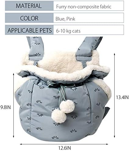 La La Pet Cat Carrier Backpack Travel Dog Chest Backpack Bag