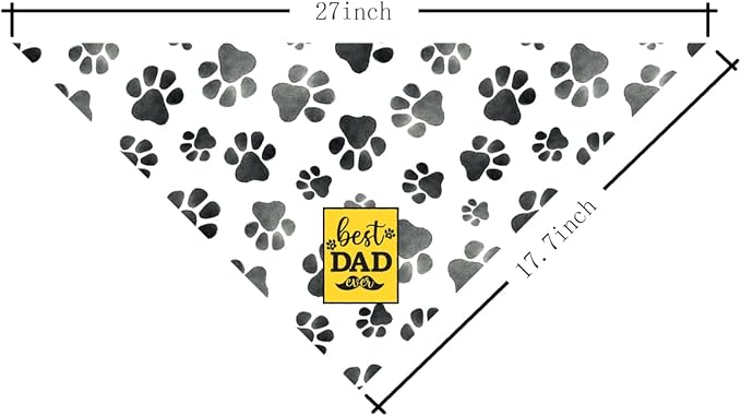 Best Dad Ever Dog Bandana (C17)