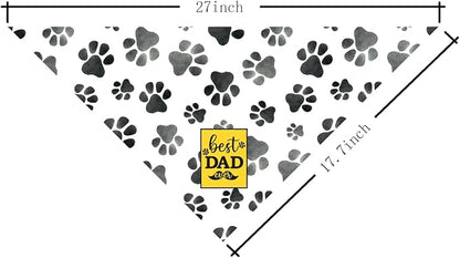 Best Dad Ever Dog Bandana (C17)